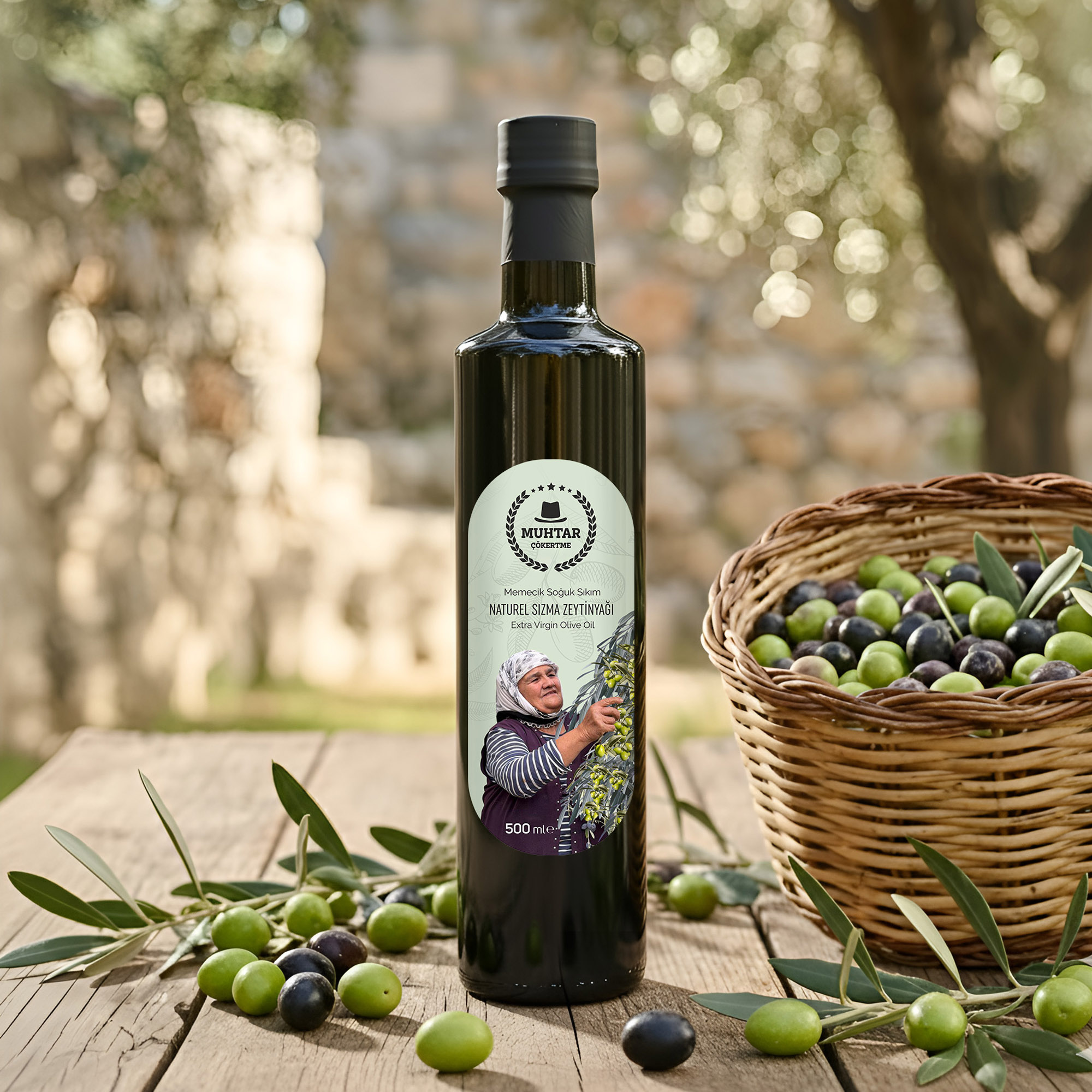 Memecik Soğuk Sıkım Zeytinyağı 500 ml
